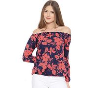 RARE Top donna tinta unita regular fit, Blu, S