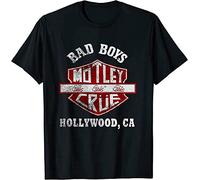 Rare Vintage M%otl%EY CR%UE B%ad B%oys S%hield Classic Rock Metal Band Unisex, Men, Women Tee,T-Shirt S Black XL