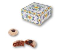 RAREZZE - Biscotti di Pasta di Mandorla Siciliana al GELSO, produzione di giornata, in scatola regalo (gr.400). Antica Pasticceria di Sicilia, preparazione artigianale cannoli, cassata, torroncini