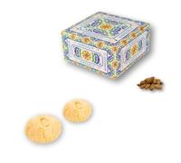 RAREZZE - Biscotti di Pasta di Mandorla Siciliana al LIMONE, produzione di giornata, in scatola regalo (gr.400). Antica Pasticceria di Sicilia, preparazione artigianale cannoli, cassata, torroncini
