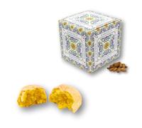 RAREZZE - Biscotti di Pasta di Mandorla Siciliana al MANDARINO, spediti APPENA SFORNATI, scatola regalo (kg.1). Antica Pasticceria di Sicilia, produzione artigianale cannoli, cassata, torroncini