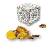 RAREZZE - biscotti di Pasta di Mandorla Siciliana all'ARANCIA, spediti APPENA SFORNATI, scatola regalo (kg.1). Antica Pasticceria di Sicilia, produzione artigianale cannoli, cassata, torroncini
