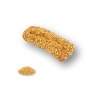 RAREZZE - biscotti siciliani tipici, REGINA con sesamo, in monoporzione. Produzione artigianale da antico forno siciliano. Scatola-assaggio 4 pezzi. Codice-sconto in regalo all'interno.