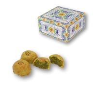 RAREZZE Low Sugar - Paste di mandorla siciliana a BASSO CONTENUTO DI ZUCCHERO, al pistacchio, produzione ARTIGIANALE, prodotte ALL'ORDINE in monoporzione (gr.400). RAREZZE: la pasticceria di Sicilia