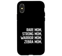 Raro Forte Guerriero Zebra Mom Malattia Genetica Condizione Custodia per iPhone X/XS