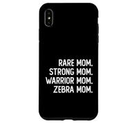 Raro Forte Guerriero Zebra Mom Malattia Genetica Condizione Custodia per iPhone XS Max