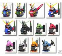 RARO SET 12 TRADING FIGURES Statuette Teste GUNDAM HEAD Serie 5 BANDAI Giappone