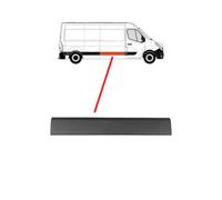 Ras Ricambi Auto Store Modanatura Laterale Nera Goffrata Per Porta Posteriore Destra compatibilIe con Renault Master (modelli A Passo Medio Lungo) Prodotto Dal 01-2010 Al 12-2013