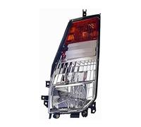 Ras Ricambi Auto Store Proiettore Sinistro Con Regolazione Elettrica E Lampada H4 compatibilIe con Nissan Cabstar Dal 01-2006 Al 12-2012 -