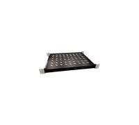 RAS100BL Lanview by Logon 1U 19" D600MM FIXED SHELF BLACK RAS100BL