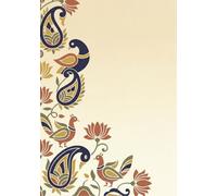 Rasa Paper Co. Indian Art Series: Kalamkari Art Inspired Journal: 200 Pages, 7 x 10 inch size, Lined Notebook for Journaling and Mindful Writing