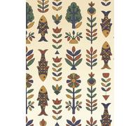 Rasa Paper Co. Indian Art Series: Madhubani Inspired Journal: 200 Pages, 7 x 10 inch size, Lined Notebook for Journaling and Mindful Writing