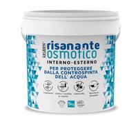 RASABEN -Risanante Osmotico, Stucco in Polvere per Risanamento di Murature Umide e Impermeabilizzare Pareti e Pavimenti, Antimuffa e Traspirante, Uso Esterno e Interno, Made in Italy, Barattolo da 5kg
