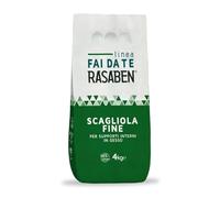 Rasaben- Scagliola Fine Bianca Extra Fine, per Finiture Intonaci e Supporti a Base di Gesso, Facile Applicazione, Uso Interno, Made in Italy, da 4kg