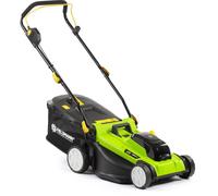 Rasaerba a batteria - FIELDMANN - 20V - Lunghezza di taglio 43 cm - Altezza massima 75 mm - Batteria e caricabatteria non inclusi