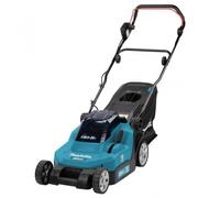 Rasaerba a batteria Makita DLM382PT2 180 W 40 L Nero/Blu