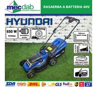 Rasaerba a Portatile 650W 5 Altezze Regolabili Raccoglitore 40L Taglio Mulching