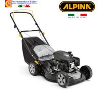 Rasaerba a Scoppio ALPINA 123 cm3 3,5 HP Tagliaerba Benzina Spinta Taglio 46Cm