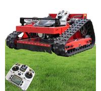 Rasaerba cingolato, tosaerba a benzina 7,5 CV, robot tosaerba, tosaerba a benzina quattro sroke con telecomando, supporta pendenze di 45°, altezza 10-180 mm, larghezza