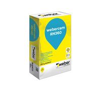 Rasante idrofugato a finitura liscia Weber Cem RN360 bianco 25kg
