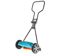 Rasaprato Elicoidale Gardena Classic 400: Rasaerba a Mano con Larghezza di Lavoro 40 Cm Sino a 200 M², Tecnica di Taglio a Sfioramento (4018-20)