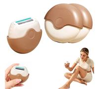 Rasatore Portatile A 3 Strati Con Copertura Girevole, Rasoio Manuale Da Donna Che Non Provoca Irritazioni,adatto Alla Pelle Sensibile,con Striscia Idratante Che Garantisce Una Rasatura Liscia (2PCS)