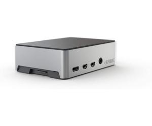Rasberry Case in Alluminio con Dissipatore di Calore Integrato 4 Porte USB