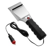Rascador de Hielo Eléctrico - 11,02 pulgadas herramienta calefactada para parabrisas | ABS componentes metálicos raspador térmico - Elimina hielo nieve y escarcha ideal para invierno coches y camiones