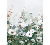 Rasch Carta da parati 360851 - Carta da parati fotografica su tessuto non tessuto con prato floreale in verde, blu e rosso della collezione Magicwalls - 2,65 m x 2,12 m (lunghezza x larghezza)