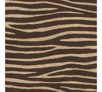 Rasch Carta da parati 751741 - Carta da parati in tessuto non tessuto con motivo zebra, beige e marrone, stampa animale, collezione African Queen III