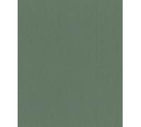 Rasch Carta da parati in tessuto non tessuto, colore verde scuro, tinta unita, effetto lino, 746143