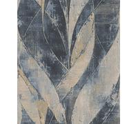 Rasch Concrete 520064 - Carta da parati in tessuto non tessuto, 10,05 m x 0,53 m, colore: Blu