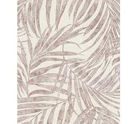 Rasch Linares 617436 - Carta da parati in tessuto non tessuto, 10,05 m x 0,53 m, colore: Rosa