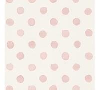 Rasch paperhangings Carta da parati in tessuto non tessuto (Grafisch) Rosa Bianco 10,05 m x 0,53 m Bambino XIX 252019, Rosa