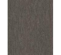 Rasch Schöner Wohnen Collection WOOD 600056 - Carta da parati in tessuto non tessuto, effetto legno, colore: antracite, 10,05 m x 0,53 m