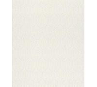 Rasch Tapeten 810202 - Carta da parati in tessuto non tessuto con ornamenti in rilievo, colore bianco crema della collezione Selection - 10,05 m x 0,53 m (lunghezza x larghezza)