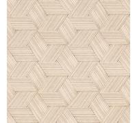 Rasch Tapeten 865523 - Carta da parati in tessuto non tessuto con motivo intrecciato in legno, collezione Symphony, 10,05 m x 0,53 m (lunghezza x larghezza)