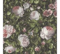 Rasch Wallpaper 278316 - Carta da parati floreale con rose in rosa chiaro, 10,05 m x 0,53 m (lunghezza x larghezza)