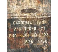 Rasch WTD 429794 - Carta da parati fotografica in tessuto non tessuto, effetto industriale, con scritta, 3,00 m x 2,50 m (lunghezza x larghezza), Marrone