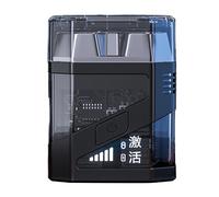 Rasche elettriche per uomini, rasoio elettrico per uomini | LED Display Baffi di baffi | Rasoio a doppia testa lavabile, strumento di rasatura ricaricabile per i baffi del viso