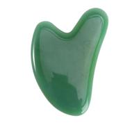 Raschiamento del viso 1 confezione di giada naturale Gua Sha Board a forma di cuore Gua Sha Board viso strumento per massaggio manuale per SPA Strumento di massaggio