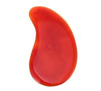 Raschiamento del viso 1 pz raschietto in agata naturale raschietto per il viso corpo strumento per massaggio Guasha per viso, occhi, collo, alleviare le linee sottili e le rughe Strumento di massaggio