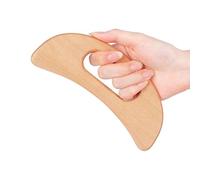 Raschiamento del viso Tavola raschiante a forma di mezzaluna Tavola raschiante in legno Massaggiatore raschiante per tutto il corpo Raschiatore posteriore Raschiatore per gambe Strumento di massaggio