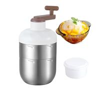 Raschiatori Di Ghiaccio - Raschietto Manuale Con Manovella,Produttore Di Coni Da Neve Per Cocktail In Acciaio - Per Casa Cucina Picnics All'aperto Preparazione Di Cocktail E Bevande