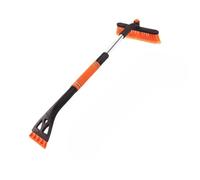 Raschietti per il ghiaccio 3-in-1 Car Snow Brush and Ice Scraper | Detachable Snow Removal Tool with Extendable Handle and Foam Grip(Orange)