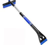 Raschietti per il ghiaccio 3-in-1 Car Snow Brush and Ice Scraper | Detachable Snow Removal Tool with Extendable Handle and Foam Grip(Blue)