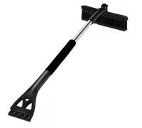 Raschietti per il ghiaccio 3-in-1 Car Snow Brush and Ice Scraper | Detachable Snow Removal Tool with Extendable Handle and Foam Grip(Black)