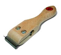 Raschietti per parquet a doppia lama in acciaio temperato con manico in legno 40 mm per rifinitura superfici