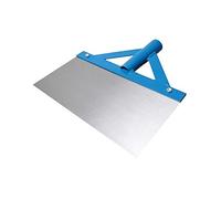 Raschietto con sostegni e piuma acciaio foglia - larghezza: 300 mm -