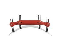 Raschietto curvo regolabile per stucco adatto per intonacare e rifinire senza soluzione di continuità su vari tipi di pareti e superfici